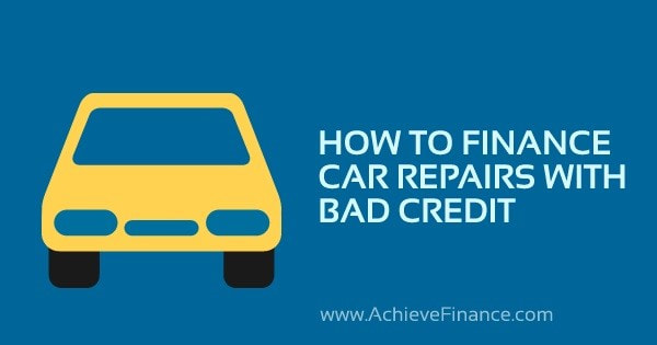 How to Finance Car Repairs with Bad Credit